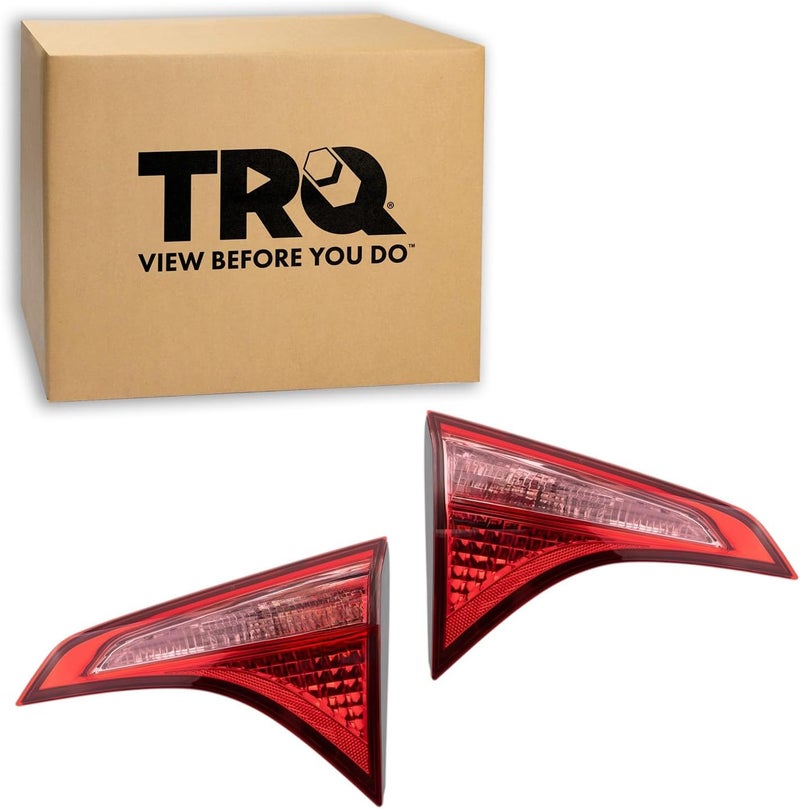 TRQ Rear Tail Lights Set Compatible with 2017-2019 Toyota Corolla TO2802135 TO2803135 - Image 1